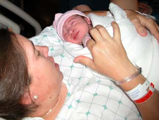 Yvonne and Kyla meet for the first time