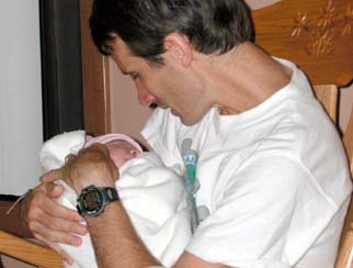 Matt gets a turn while Yvonne takes a well deserved nap