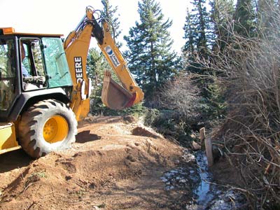 No Name Creek gets lowered and widened