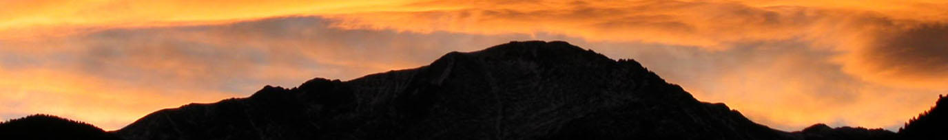 Sunset on Pikes Peak